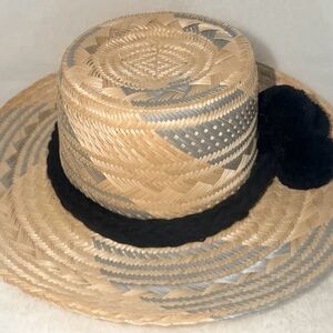 Handmade Wayuu Hat Sun Hat Straw Hat Summer (H036)